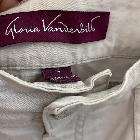 Gloria Vanderbilt carpenter shorts Sz14 - Picture 3 of 5
